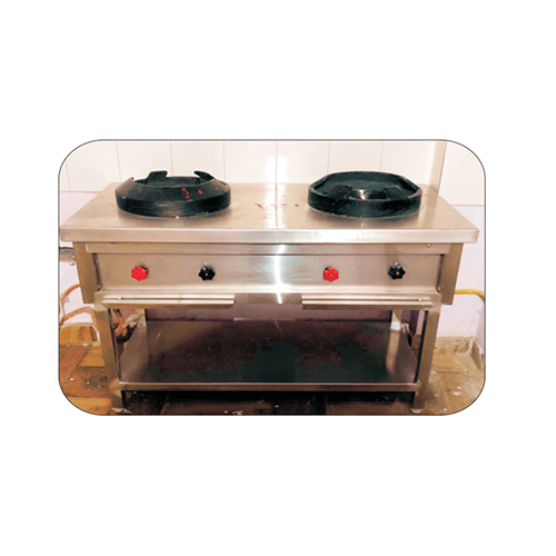SS Two Burner Chinese Range