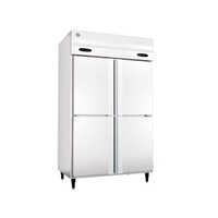 Four Door Refrigerator With Deep Freezer - Stainless Steel, 1220x750x1980mm, 1000l | Embraco Compressor, Self-closing Lockable Doors, Automatic Defrost