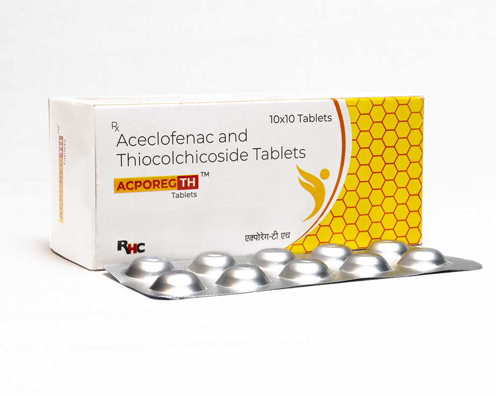 Aceclofenac And Tiocolchicoside Tablets