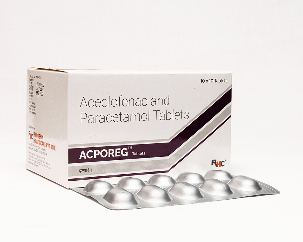 Aceclofenac And Paracetamol Tablets