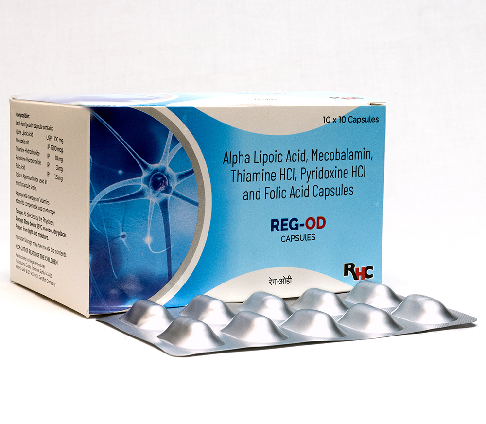 Alpha Lipoic Acid And Folic Acid Capsules