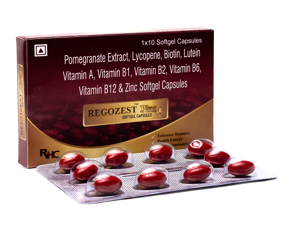 Pomegranate Extract Lycopene And Zinc Softgel Capsules