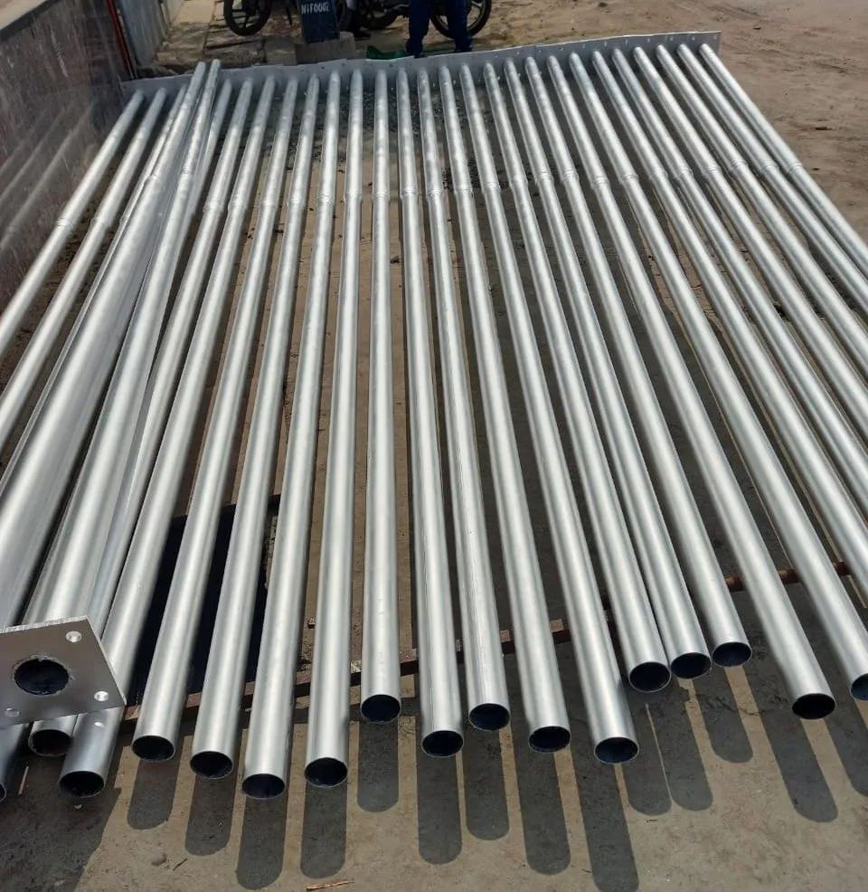 76 mm GI Tubular Pole, For Street Light