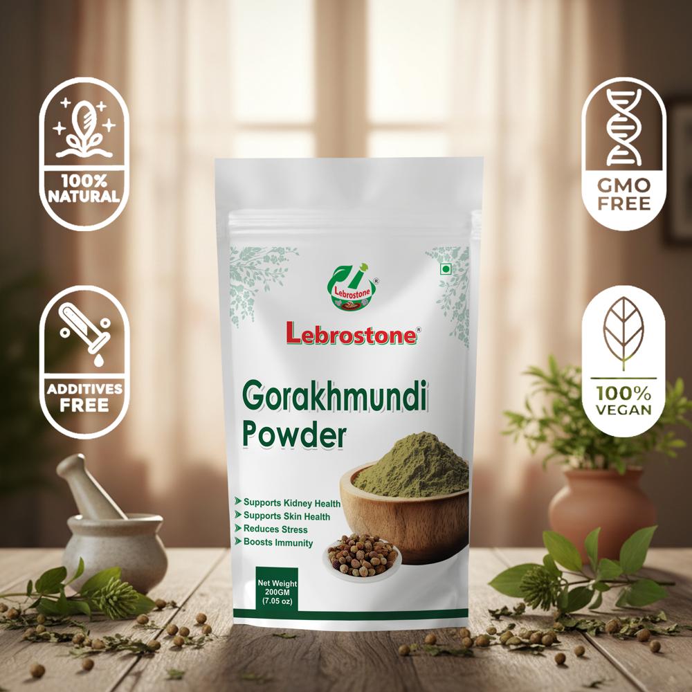Lebrostone Gorakhmundi Powder Natural Blood Detox, Skin Health, Liver & Digestion Support, Immunity & Sugar Balance(200g)