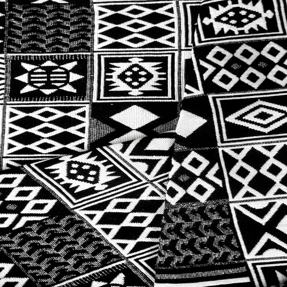 black and white bag fabric