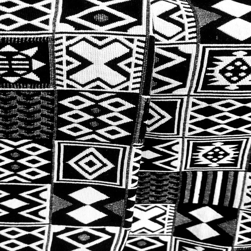 black and white bag fabric