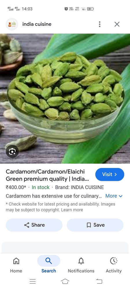Green cardamom