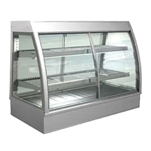 Tabletop Display Counter - Color: Silver With Transparent Glass