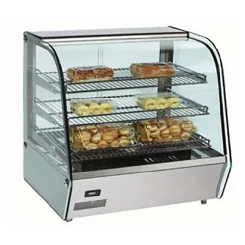 Tabletop Display Counter - Color: Silver With Transparent Glass