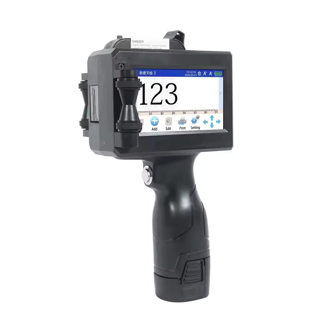 Industrial handheld inkjet printer