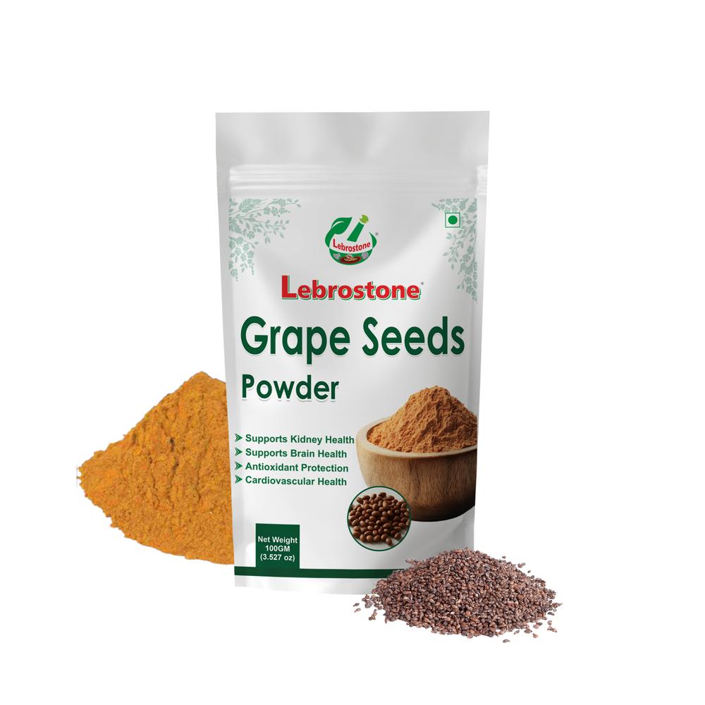 Lebrostone Grape Seed Powder  Heart Health, Antioxidants, Immunity & Weight Management(100g) - Age Group: For Adults