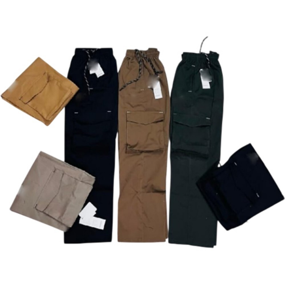 Mens Twill Cotton Lowers With Back Pocket - Color: Grey
