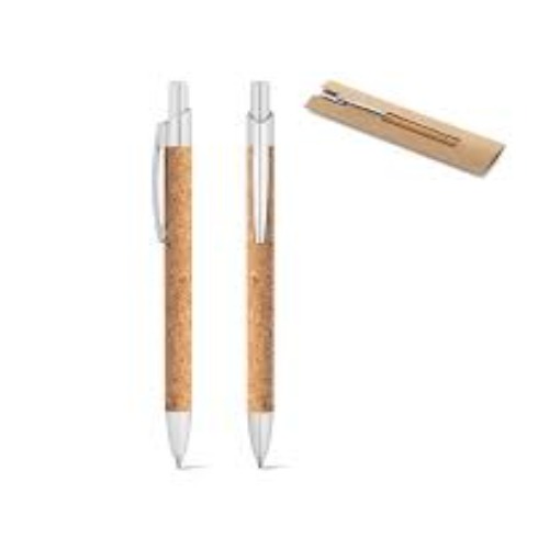 Luxury Eco-Friendly Full Cork Corporate Gift Set: Notebook, Pen, Keychain & Card Holder (SS-10412)