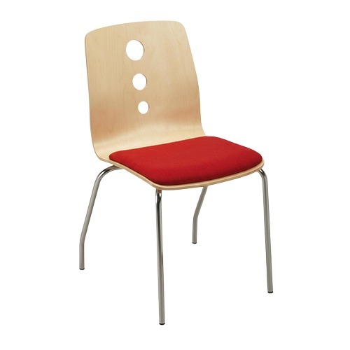 Visitor Chairs - Color: Black & Silver