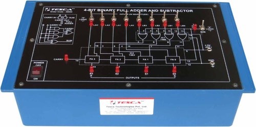 4 बिट बाइनरी फुल एडर और सबट्रैक्टर आयाम: 340 X 110 X 210 मिलीमीटर (Mm)