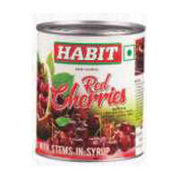 Red Cherries with Stem