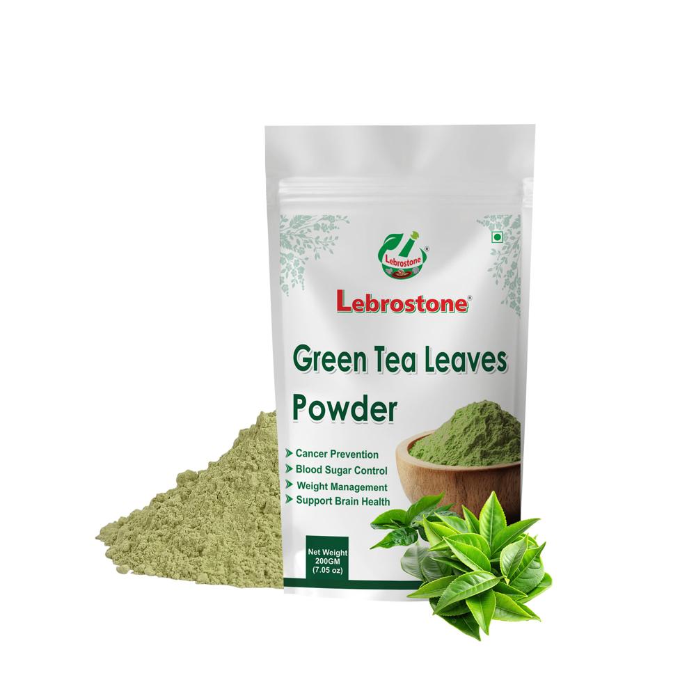 Lebrostone Green Tea Leaves  Supports Healthy Blood Sugar & Hair Care Benefits(200g) - Age Group: For Adults