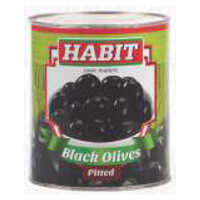 Olives Black Pitted In Brine