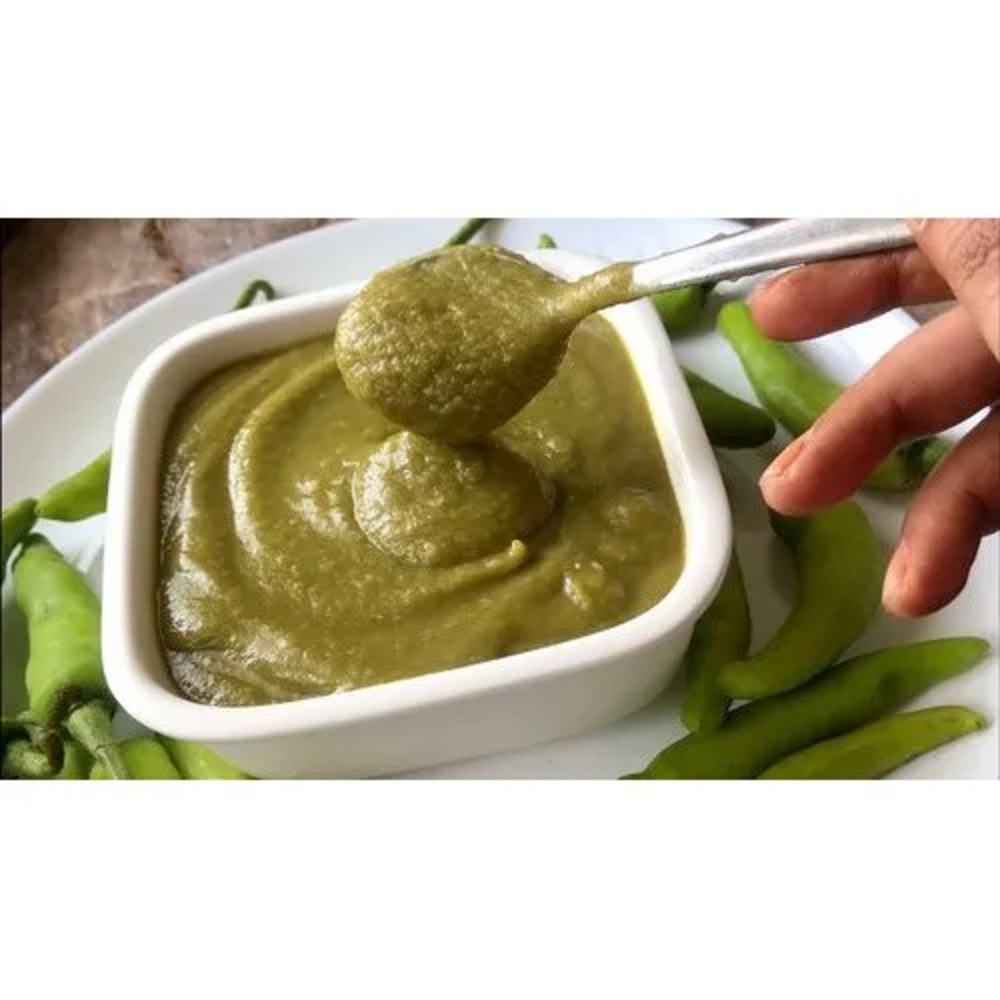 Green Chilli Puree - Grade: First Class