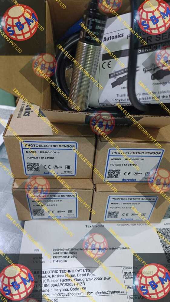 AUTONICS PHOTOELECTRIC SENSOR 12-24VDC, BR400-DDT-P