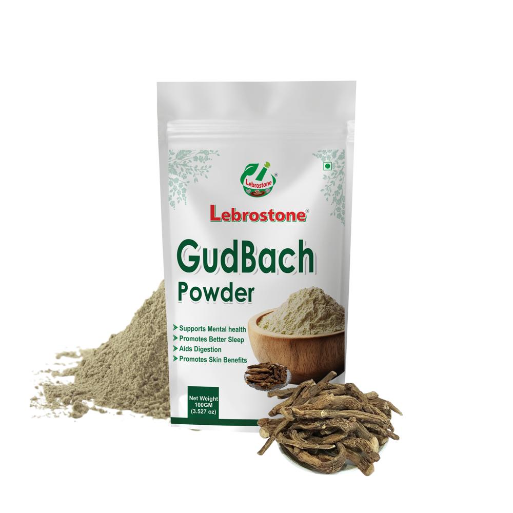 Lebrostone Gud Bach Powder Aids Digestion, Supports Respiratory Health, Boosts Memory & Focus, Reduces Stress, Natural Detoxifier(100g)