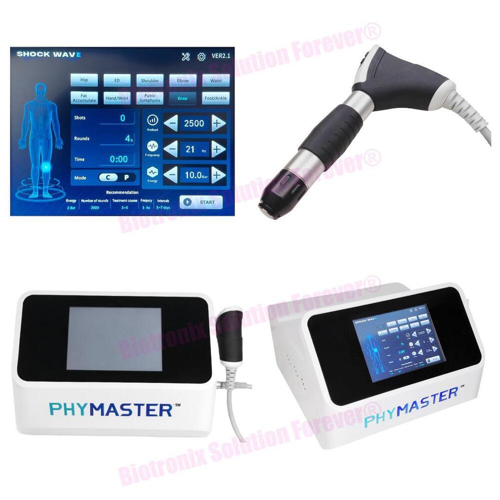 Phymaster Shockwave Professional Pain Relief Therapy Equipment