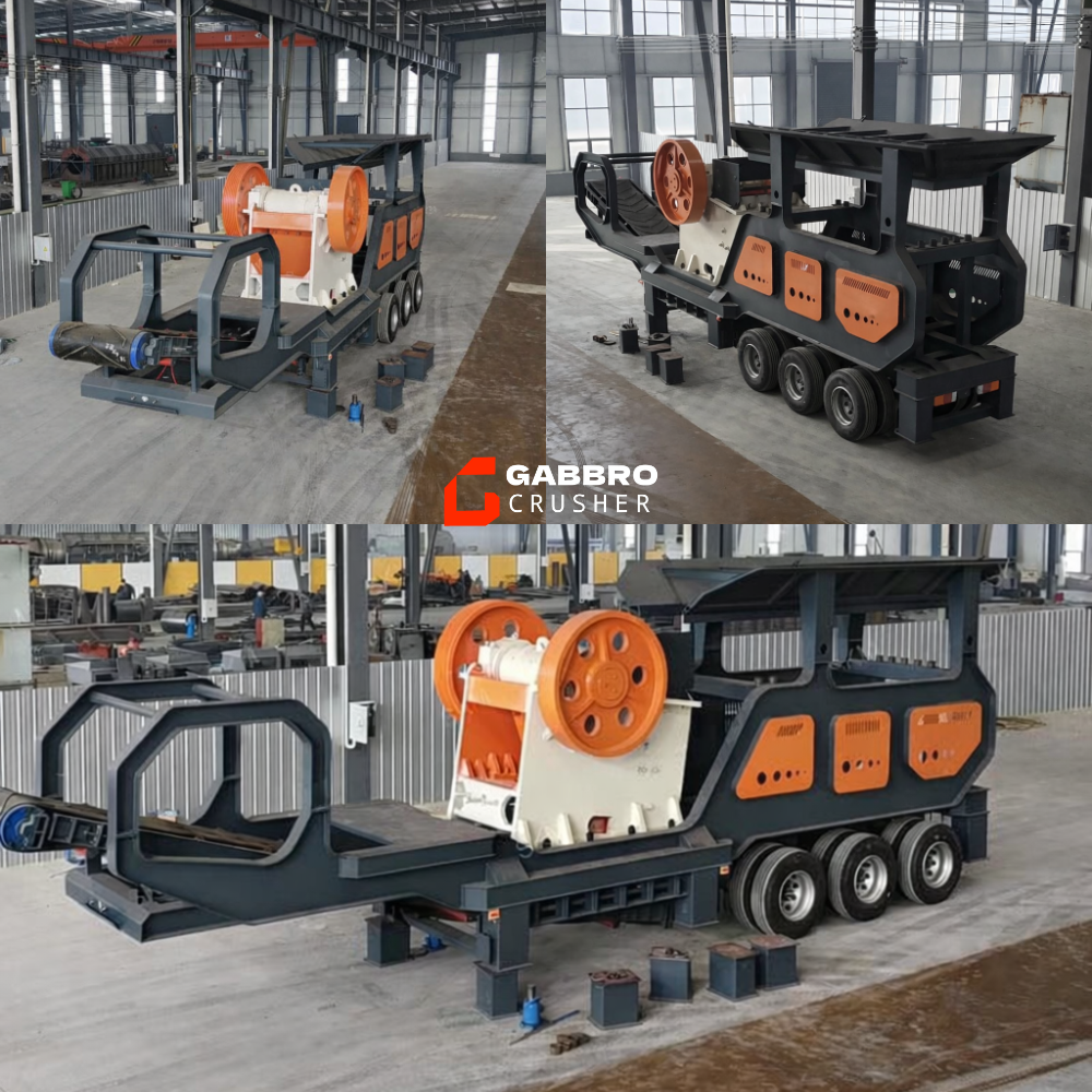 Wheel Mounted Crushing Plant 100-350tph - Capacity: 150-350 T/hr