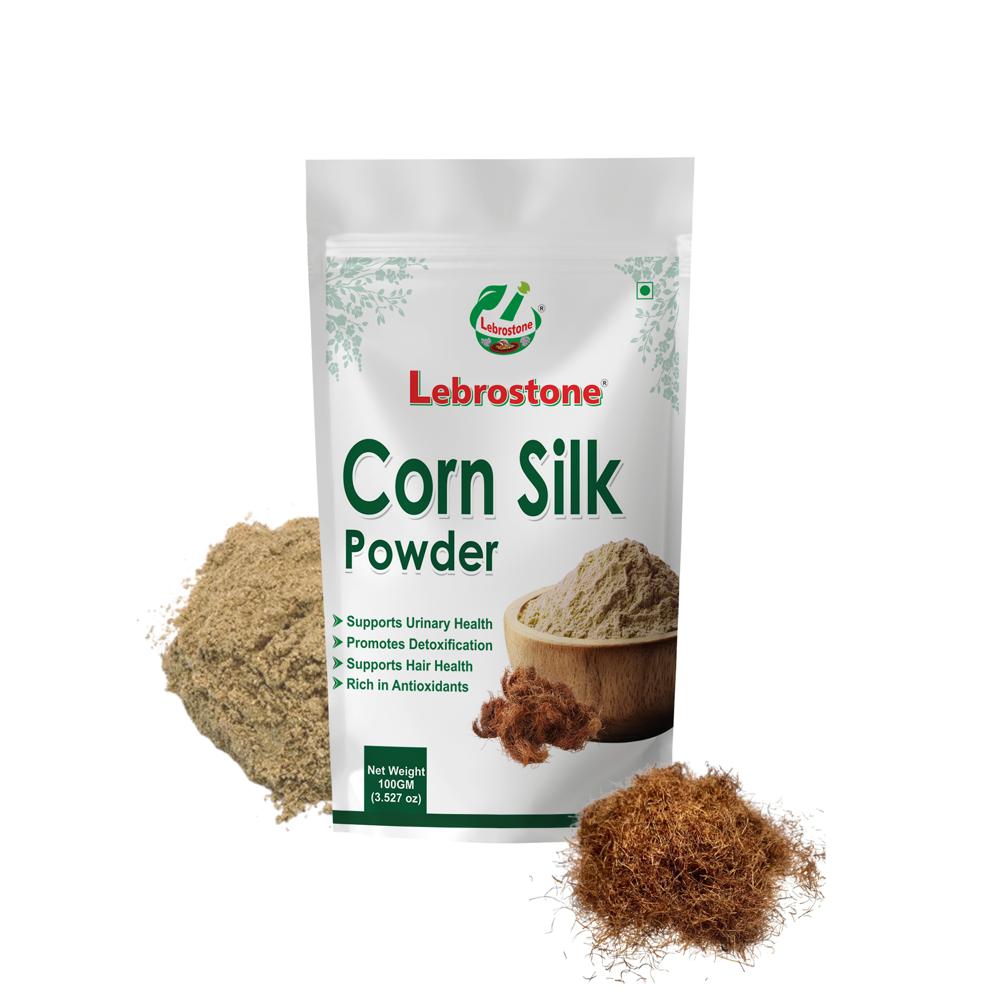 Lebrostone Corn Silk Herbal Powder For Hair Growth, Immunity Support & Liver Health| 100g - Shelf Life: 24 Months