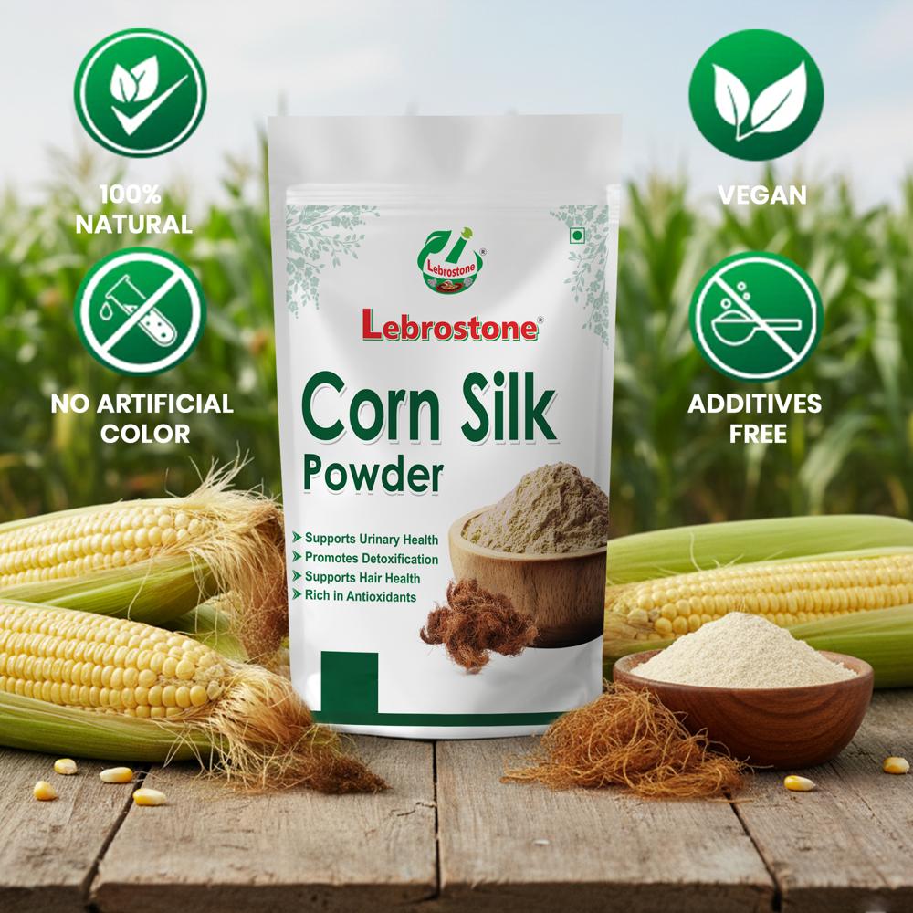 Lebrostone Corn Silk Herbal Powder for Hair Growth, Immunity Support & Liver Health| 100g