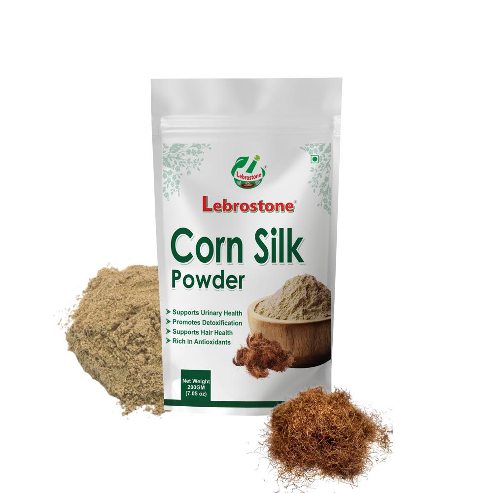 Lebrostone Corn Silk Herbal Powder For Hair Growth, Immunity Support & Liver Health| 200G - Cas No: Na