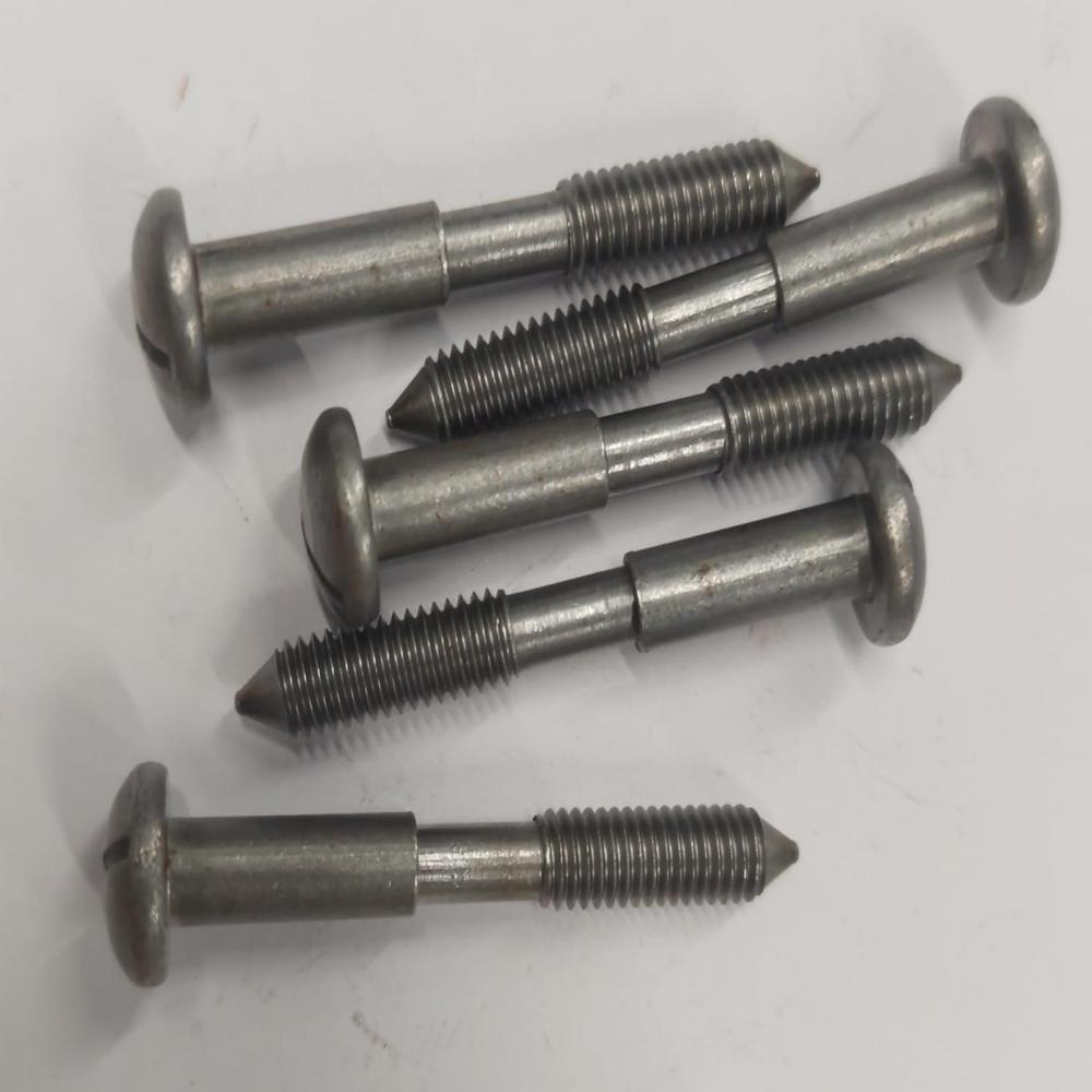 Round Slotted Head Machine Screws - Color: As Per Requirement