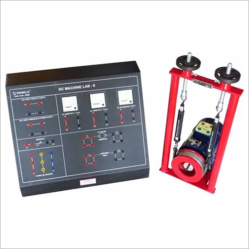 DC Machine Lab-II - Metal, 350x600x450 mm | Speed Control of DC Shunt Motor, High Quality Meters, Comprehensive e-Manual, Safety Designed Panel