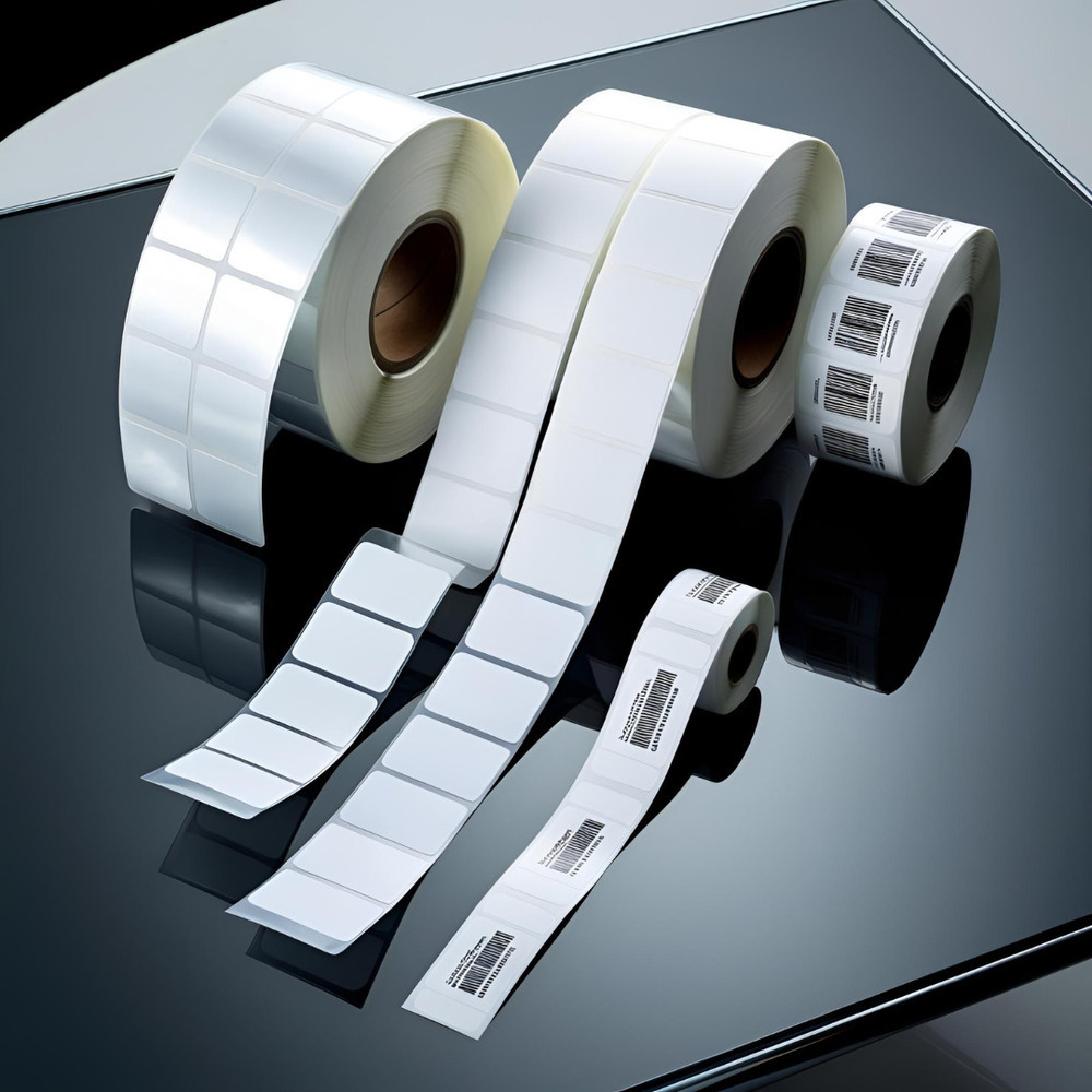 Strong Adhesive Barcode Lable - Color: Single Colour Coating