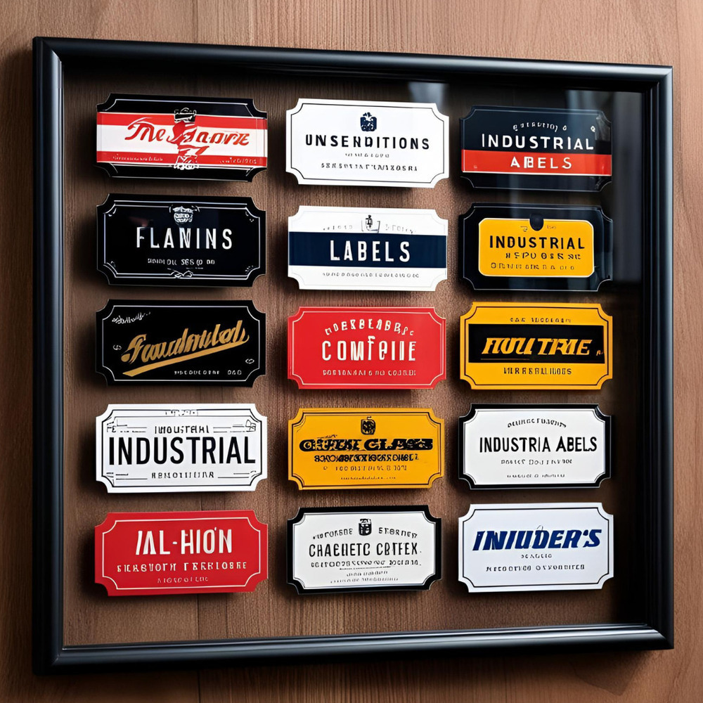 Custom Shape Labels - Color: Multicolour