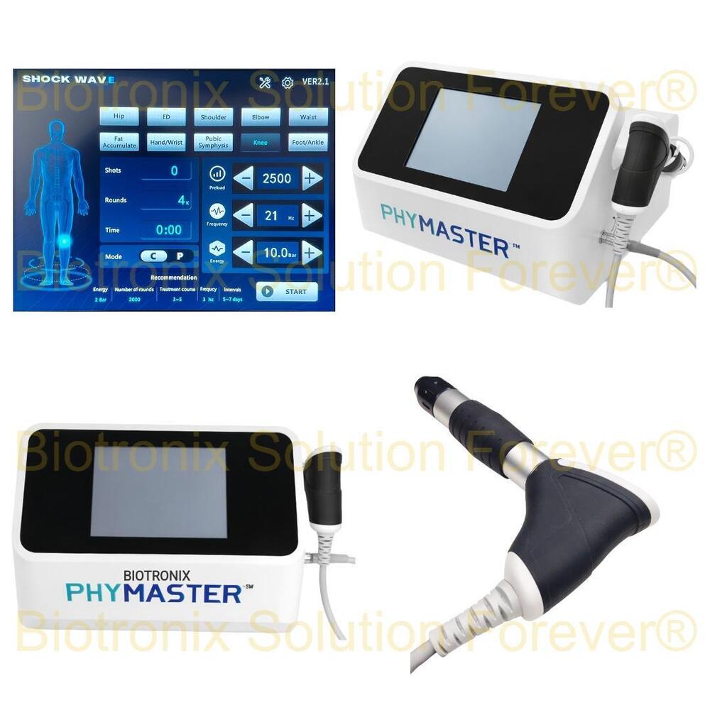 Phymaster Shockwave Physiotherapy Machine for Professional Rehab Centers