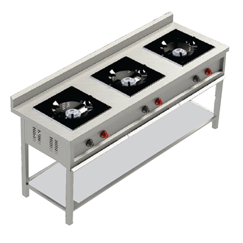 Three Burner Indian Cooking Range