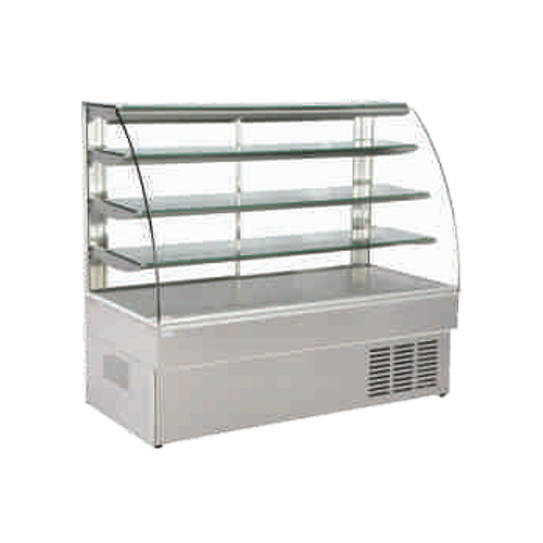 C Bend Sweet And Pastry Showcase Display Counter