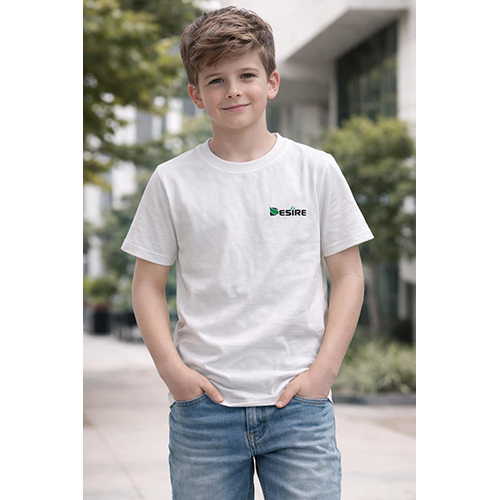 White Logo T-Shirt Kids