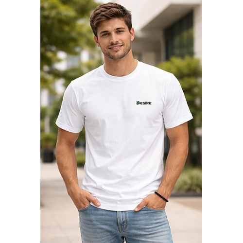 Mans White Logo T-Shirt