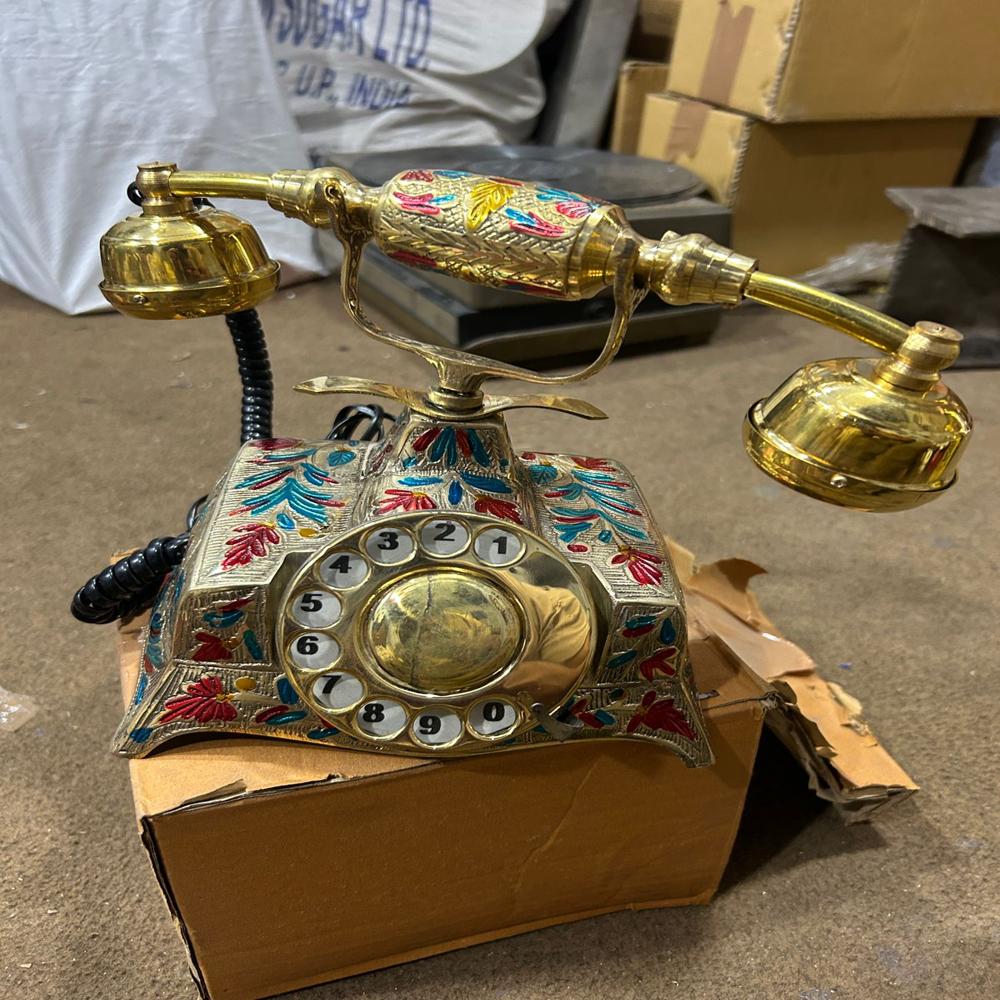 Brass Antique Telephone