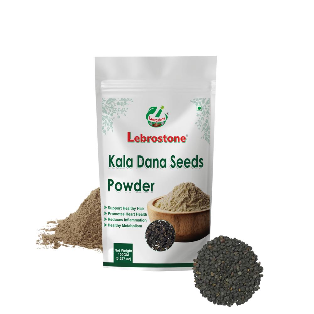 Lebrostone Premium Kala Dana Seeds For Skin, Hair, Immunity & Weight Management(100g) - Packaging Size: 100g