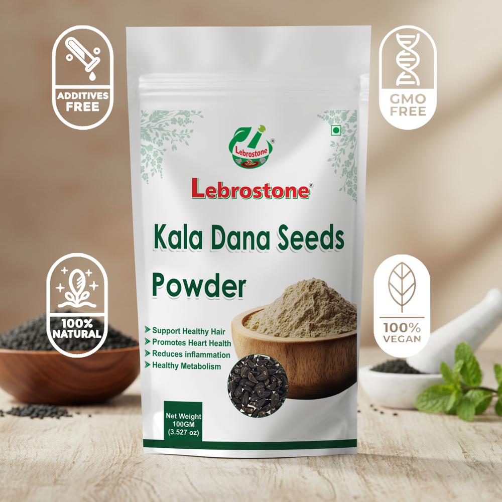 Lebrostone Premium Kala Dana Seeds for Skin, Hair, Immunity & Weight Management(100g)