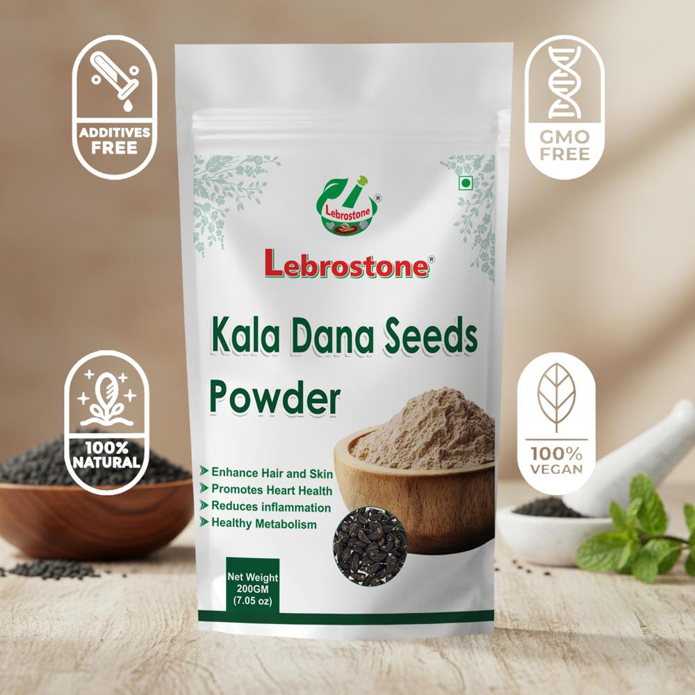 Lebrostone Premium Kala Dana Seeds for Skin, Hair, Immunity & Weight Management(200g)