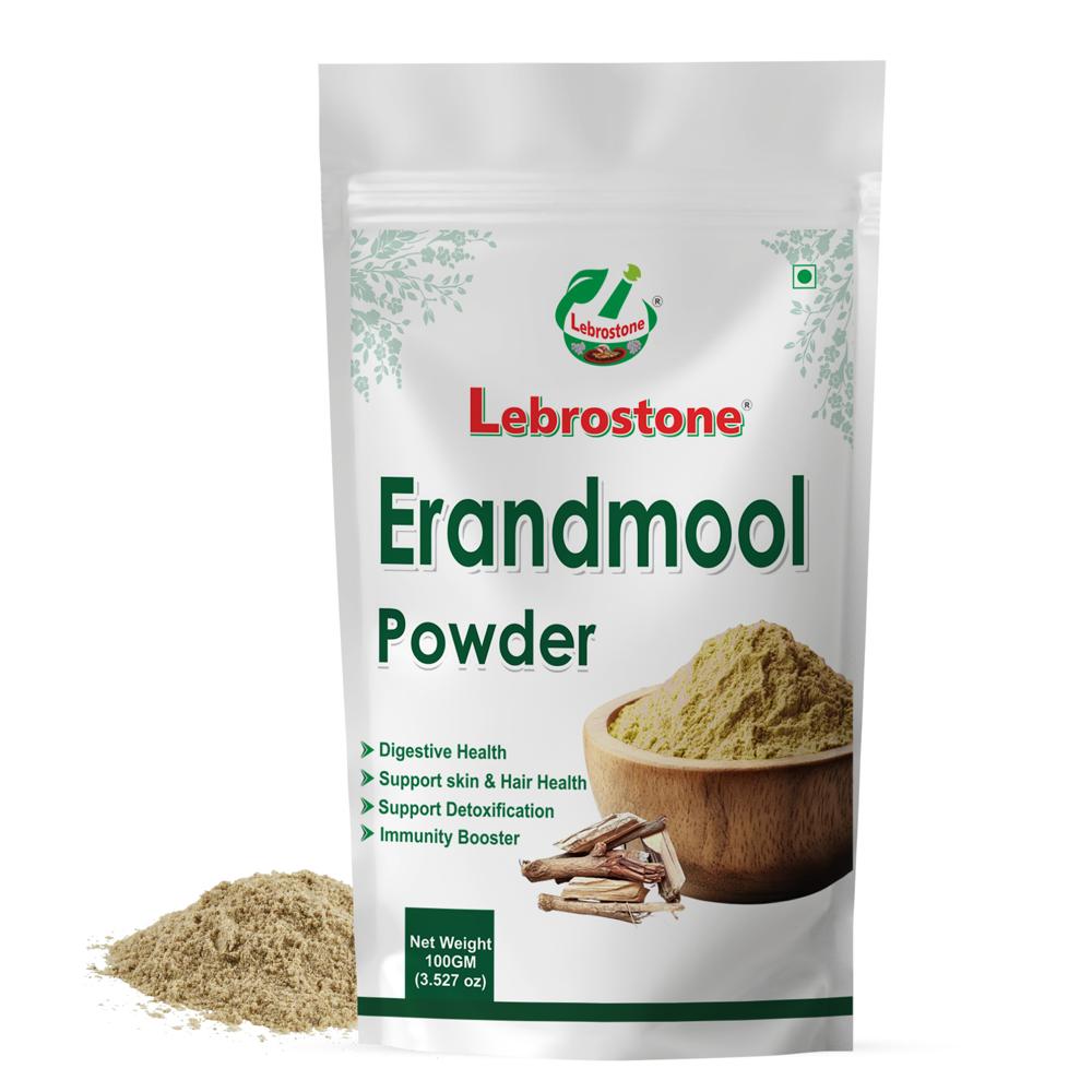 Lebrostone Erandmool Powder  Natural Detox & Immunity Booster For Skin Health| 100g - Product Type: Herbal Supplements