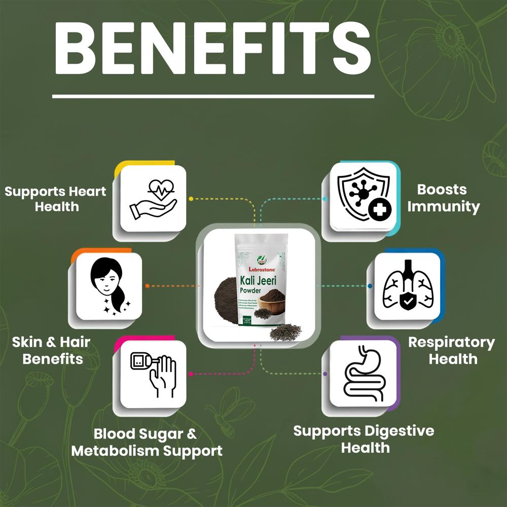 Lebrostone Kali Jeeri Powder  Supports Digestion, Immunity & Metabolic Health(100g)