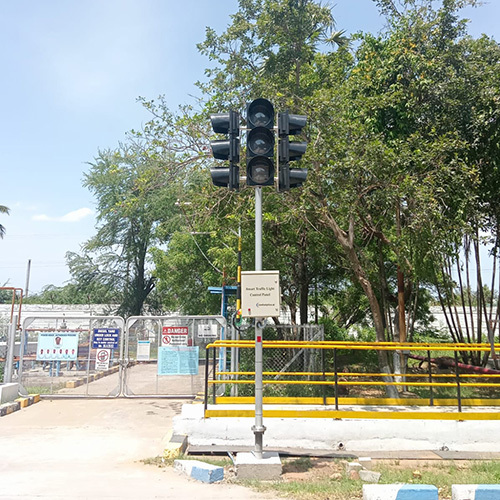 Traffic Lights With Control Panel