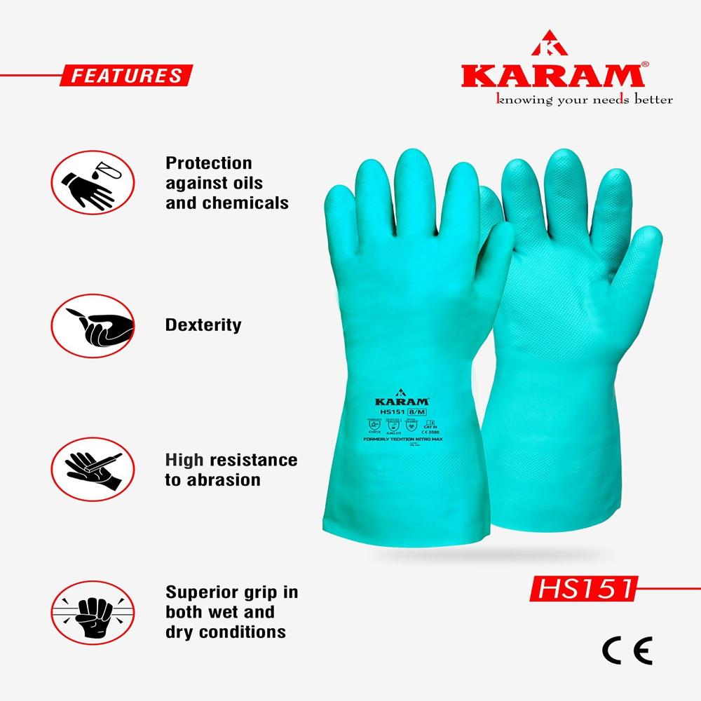 Nitrile Chemical Gloves