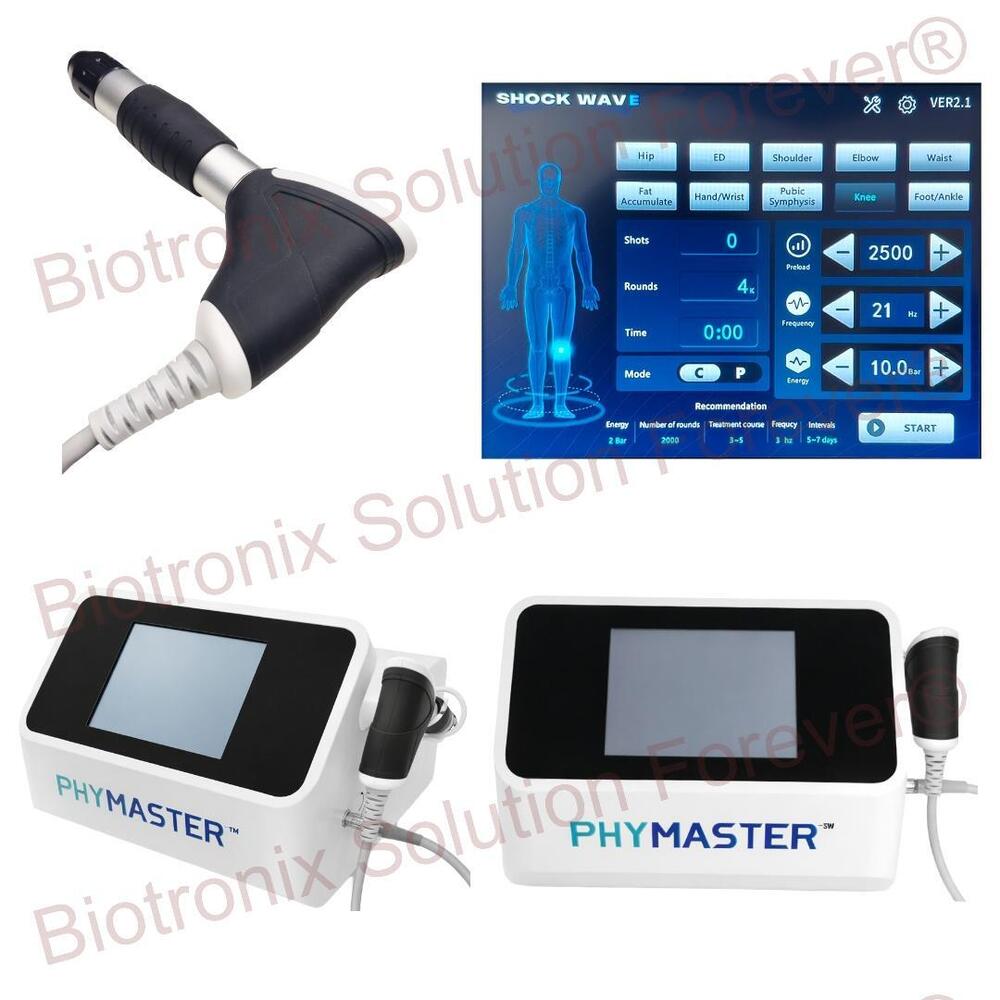 Phymaster Shockwave Physiotherapy Therapy Machine for Pain Relief