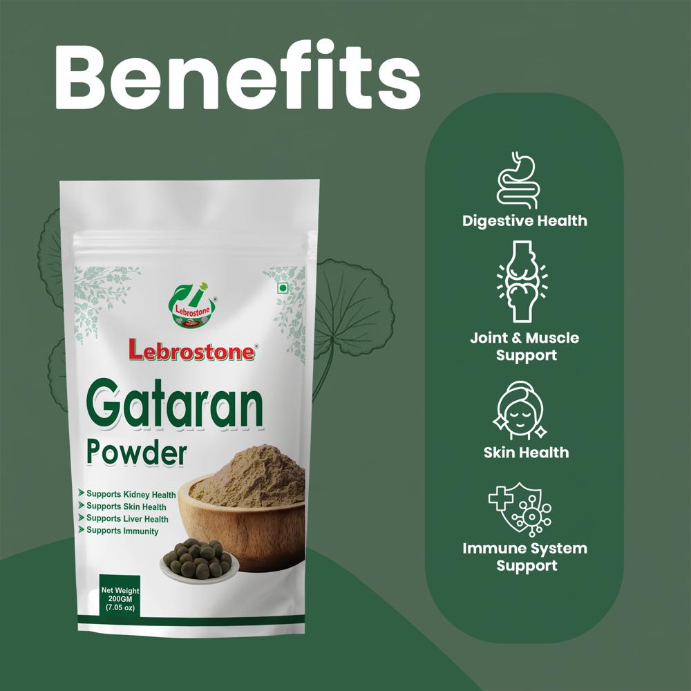Lebrostone Gataran Herbal Powder for Digestion, Muscle Strength & Skin Health|200g