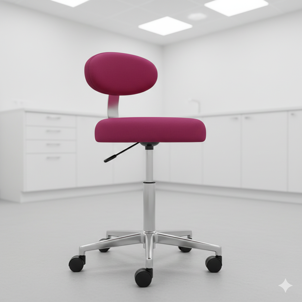 Dr Stool With Backrest